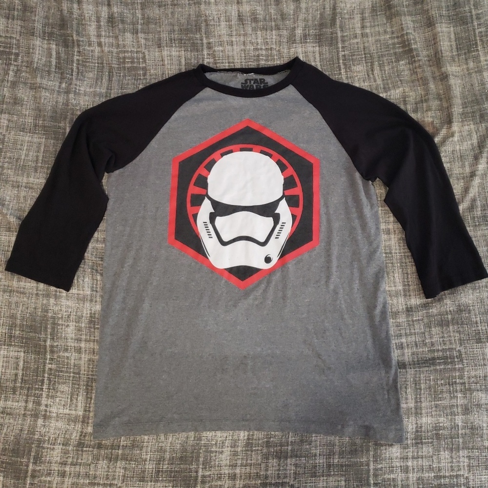 Star Wars Stormtrooper Baseball half sleve tee